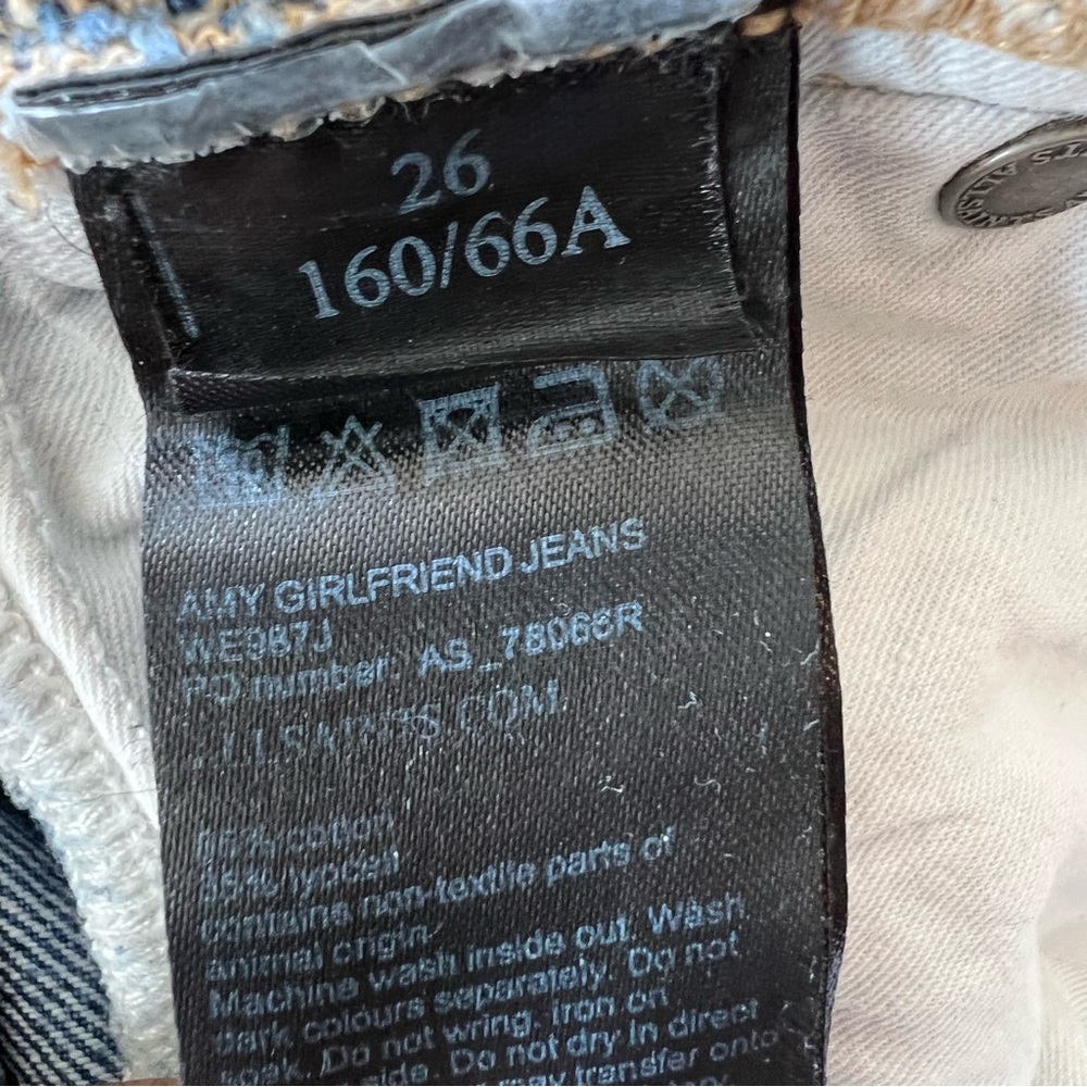 All Saints Amy Girlfriend Jeans size 26 - Picture 12 of 13